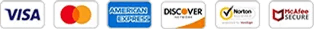 Accepted credit cards